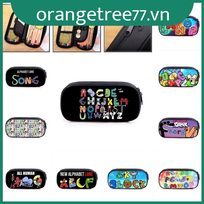 Alphabet Lore Pencil Case Single layer Large Capacity Pencil Pouch Bag Kid Student Gift