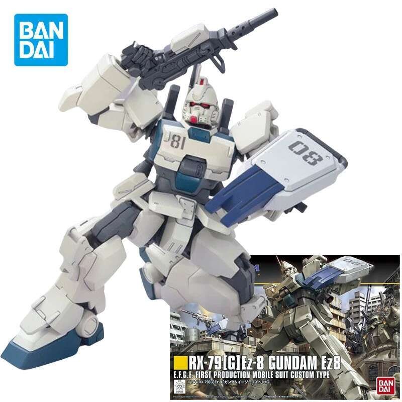 BANDAI Mobile Suit am EZ-8 Action Figure MOBILE SUIT AM THE 08TH MS TEAM Gunpla Assembly Model Kit T