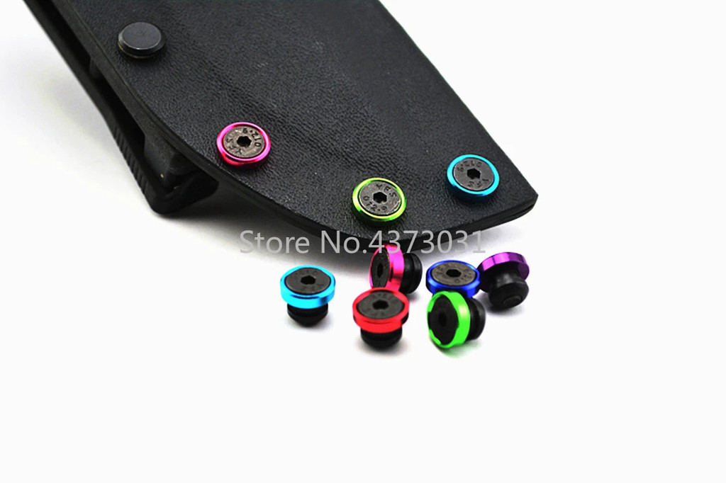 4 Thép Không Gỉ Chicago Pocket Folding Knife Scabbard Vít Với Máy Giặt Màu Cho 1.5Mm/2.0Mm Kydex Tấm