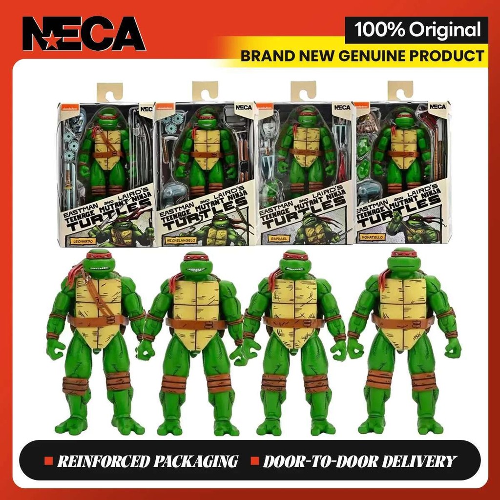 Neca Toys Teenage Mutant Ninja Turtles Donatello Leonardo Raphael Michelangelo Four Bros Comic Versi