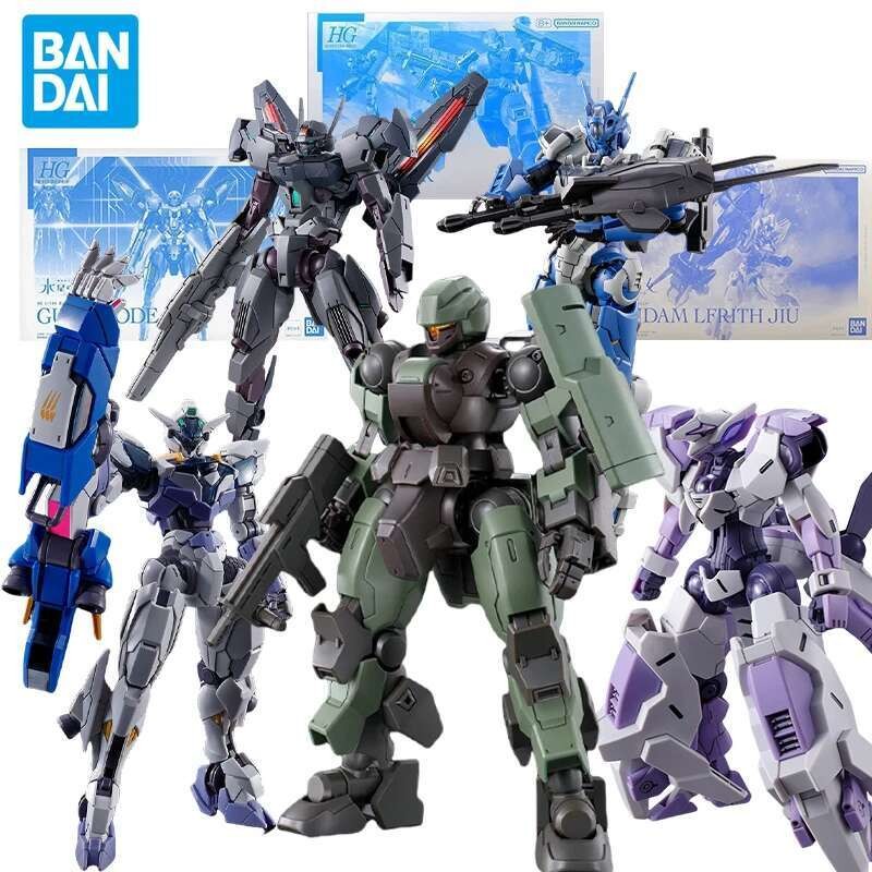 BANDAI HG TWFM am Aerial Action Figure Desultor node Lfrith Jiu The Witch From Mercury Mobile Suit G