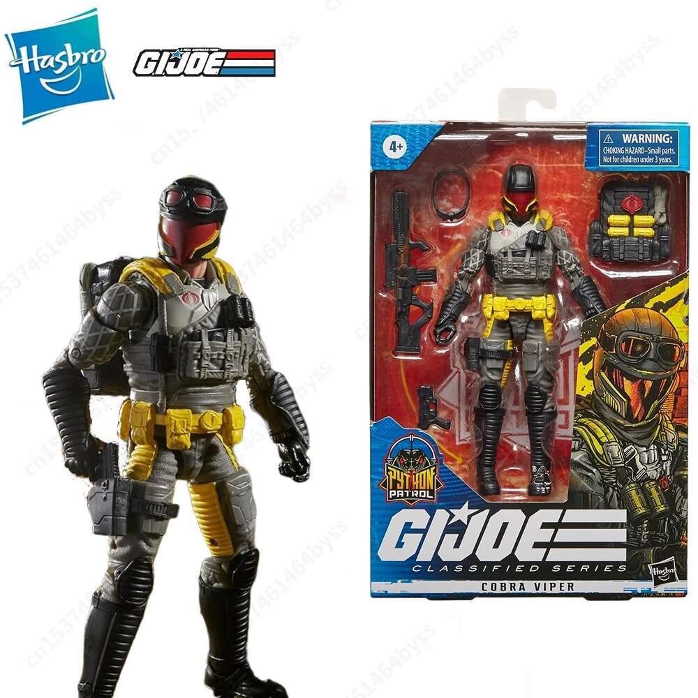 Hasbro G.I. Joe GI JOE Classified Series Python Patrol Cobra Viper Action Figure Model Toy Collectio