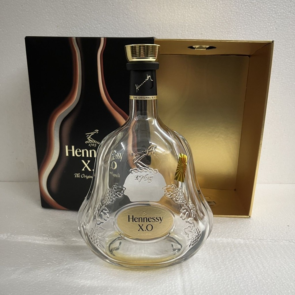 1 000 Ml. 1.0kg Hennessy XO Trang trí chai rượu vang nước ngoài Thuốc rỗng