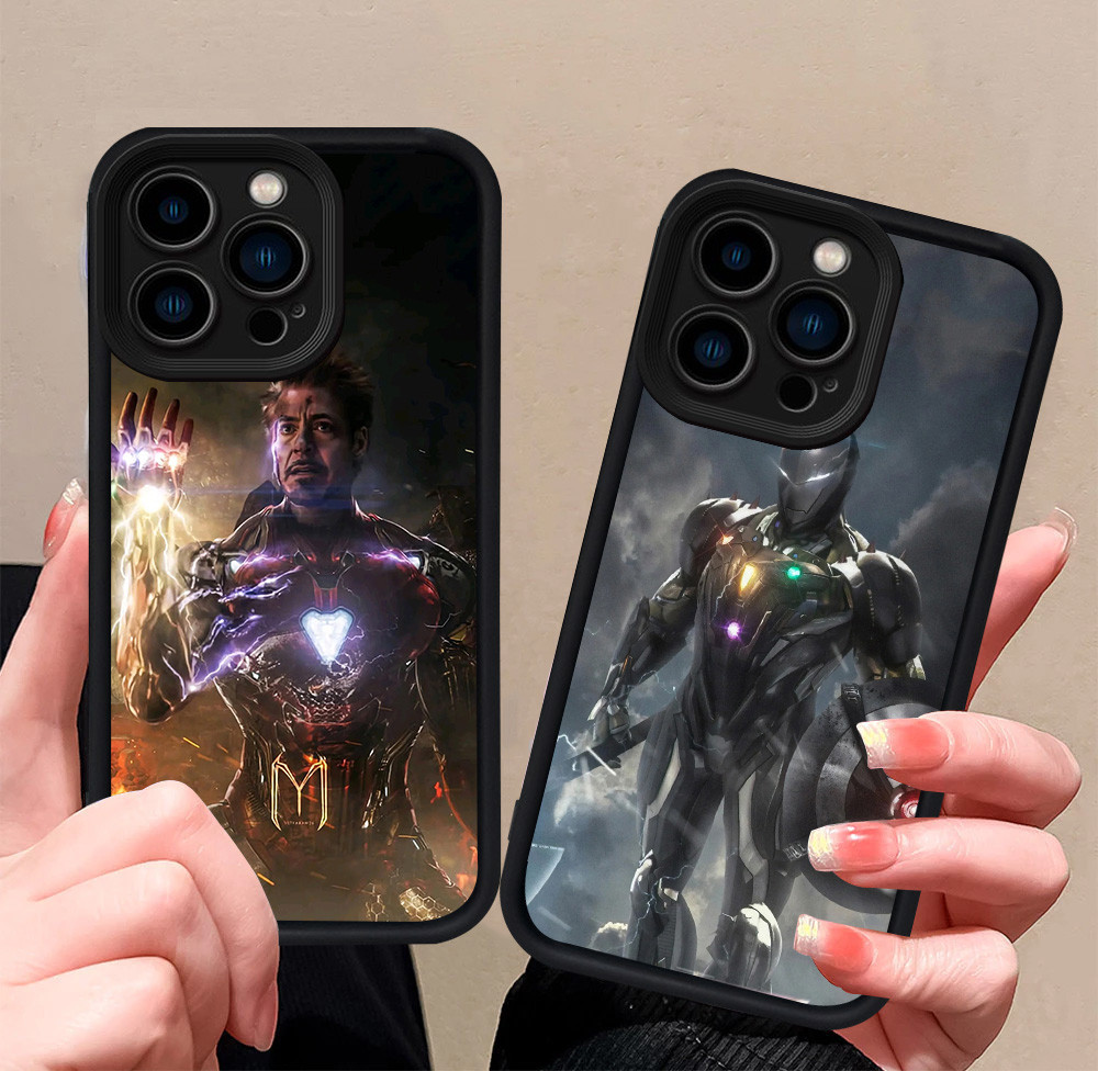 R-13 Iron Man Ốp lưng iPhone 13 14 Plus Pro Max