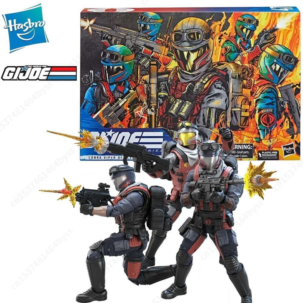 G.I. Joe GI JOE Classified Series 6" 047 Cobra Viper Officer & Vipers 3-Pack Action Figure Model Toy