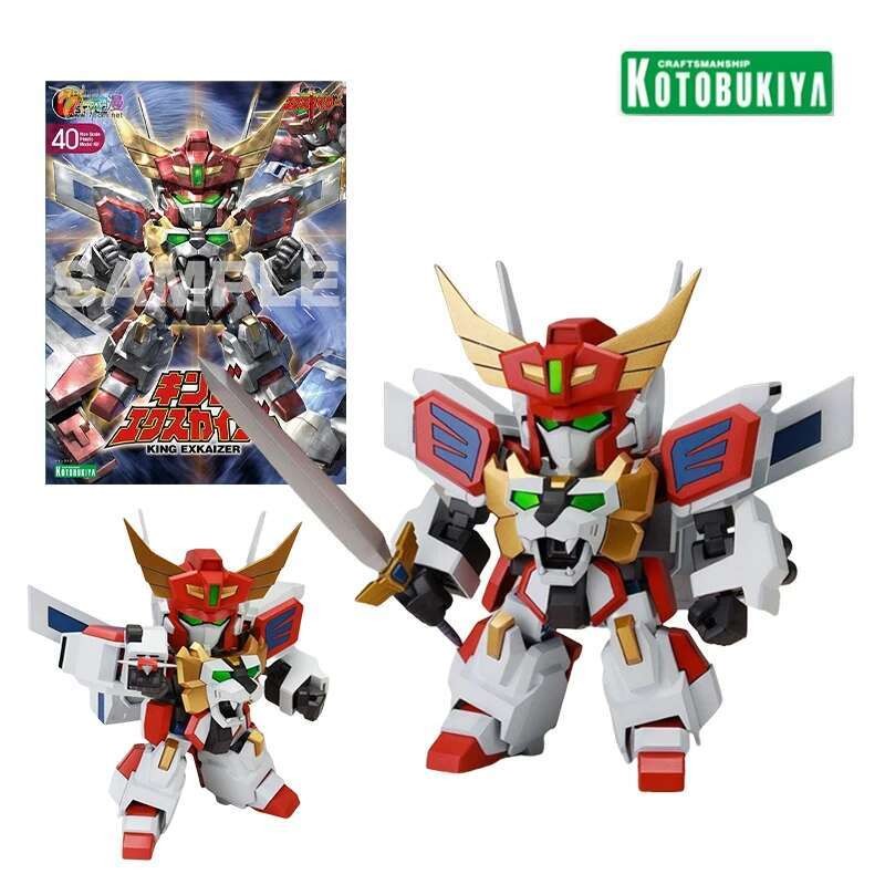 Kotobukiya D-STYLE Anime Brave Exkaiser Action Figure Plastic Kit Block Cool Robot Model Toys for Bo