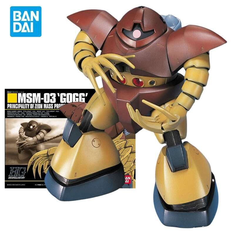 BANDAI Model Kit MSM-03 Gogg Anime Action Figure H am Collectible Toys Ornaments for Kids Birthday G