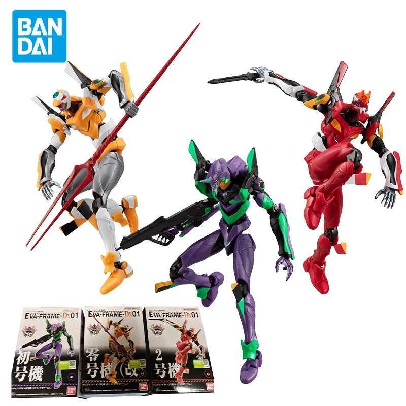BANDAI EVA-FRAME-DX01 Rebuild of Evangelion Anime Toys EVA-01 TEST TYPE EVANGELION-02 Production Mod