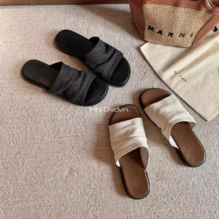 Flip-Flops Nữ Mặc Ngoài Mùa Hè Phẳng Đi Làm Giải Trí 2025 Mới Retro Kỳ Nghỉ