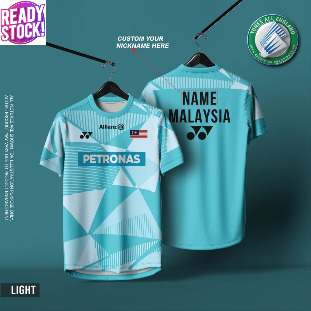 [Còn hàng] Áo cầu lông Malaysia mới còn hàng, Cầu lông Malaysia 2025 Vận chuyển nhanh