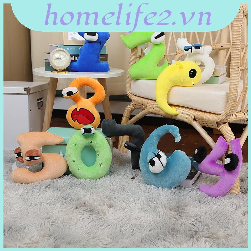 10/20Cm Number Lore Đồ Chơi Sang Trọng Đáng Thú Nhồi Bông Bảng Chữ Cái Đồ Chơi Sang Trọng Cho Trẻ Em