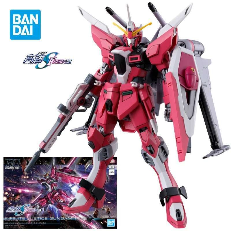 BANDAI HG 1/144 ZGMF-X121M2 Infinite Justice Type2 Action Figure Mobile Suit Gunpla am Plastic Model