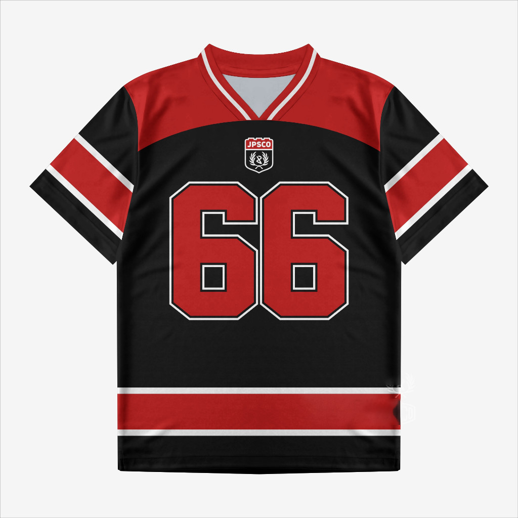 (Tên và số tùy chỉnh miễn phí) Jersey Streetwear 66 / jersey Rugby / Jersey Hockey / Retro / Vintage