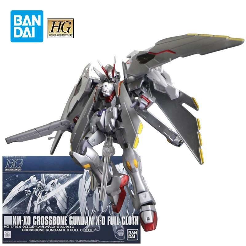 BANDAI Model Kit XM-X0 Crossbone am X-0 Full Cloth Anime Figures Collection Gunpla Mobile Suit Toys 