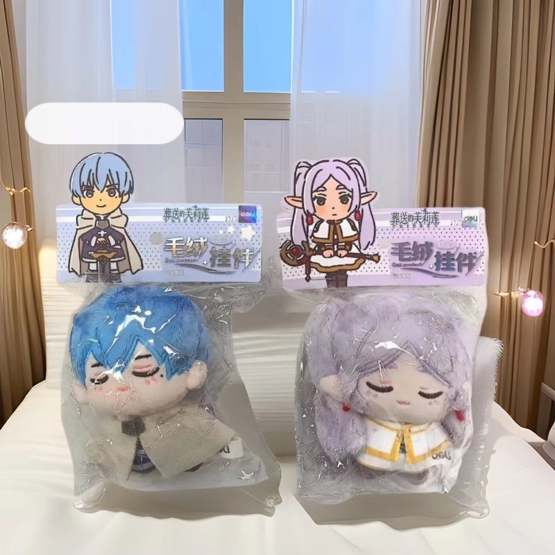 Frieren.Himmel.Gấu Bông Anime doll Dễ Thương 10cm Quà Sinh Nhật Cho Nữ,Móc Khóa Học Sinh Manga