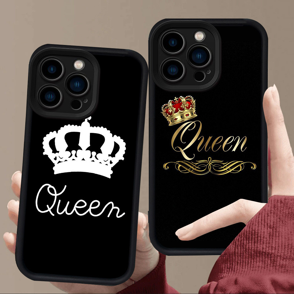 S-38 King Queen Ốp lưng Trường hợp cho iPhone 15 X XS 16 XR Plus Pro Max Che