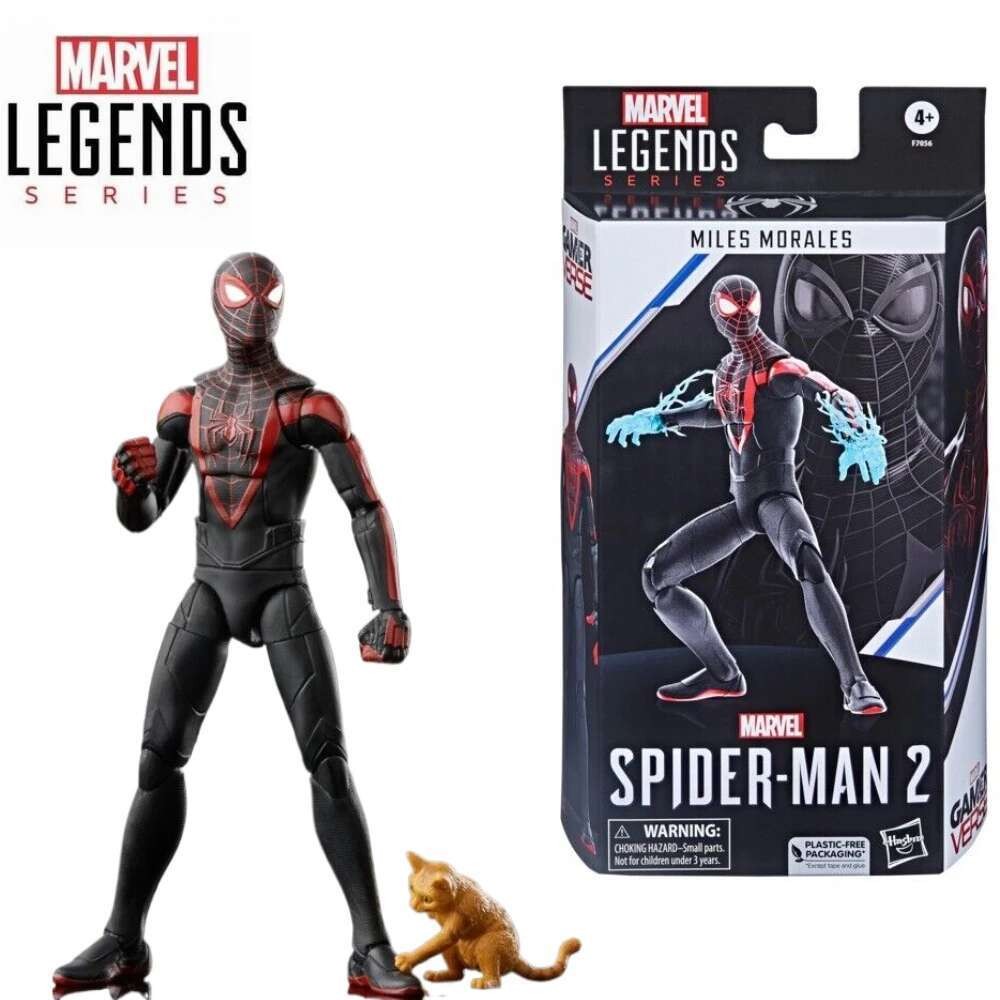 Legends 6 Inch Spider Man Gamerverse Miles Morales Spider-Man 2 Re-release Action Figure Model Toy H