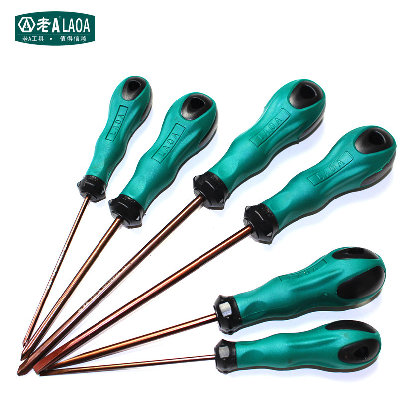 LAOA 2Pcs/4Pcs/6Pcs Set S2 Thép Hợp Kim Chuyên Nghiệp Cross Straight Screwdriver Set