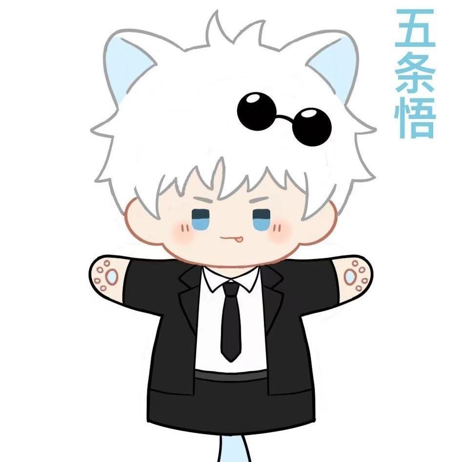 🎁Jujutsu Kaisen-Búp Bê Tay Nhân Vật: Gojo Satoru&-Thú Bông Dễ Thương,Quà Tặng Anime doll