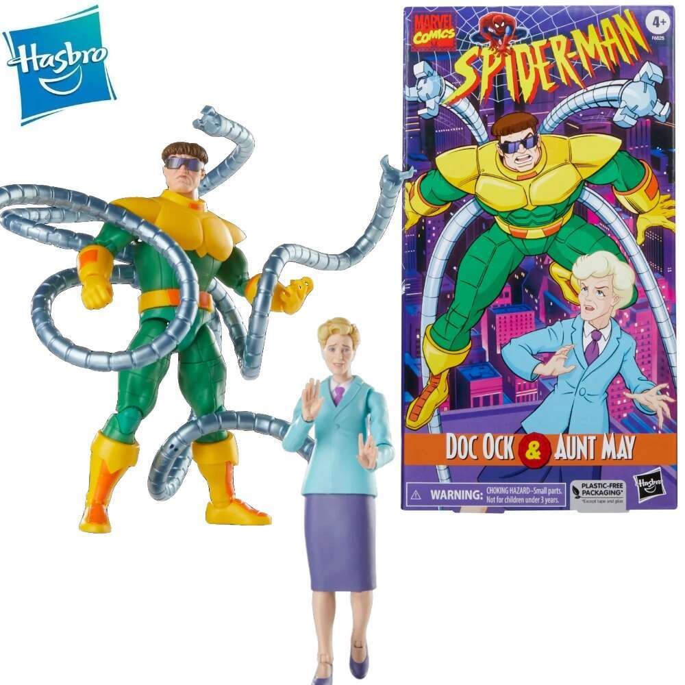 Legends Doctor Octopus & Aunt May Spiderman 6-Inch Figures 2-Pack Action Figure Model Toy Hobby Gift