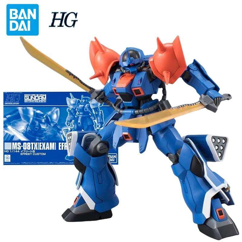 BANDAI HG am Anime Figures MS-08TX EXAM Efreet Custom Action Figure Mobile Suit Gunpla Assembly Mode