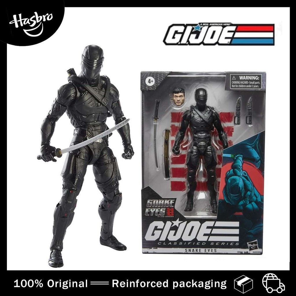 16CM G.I. Joe GI JOE Classified Origin Series 15 Snake Eyes Movie Black Action Figure Collection Mod