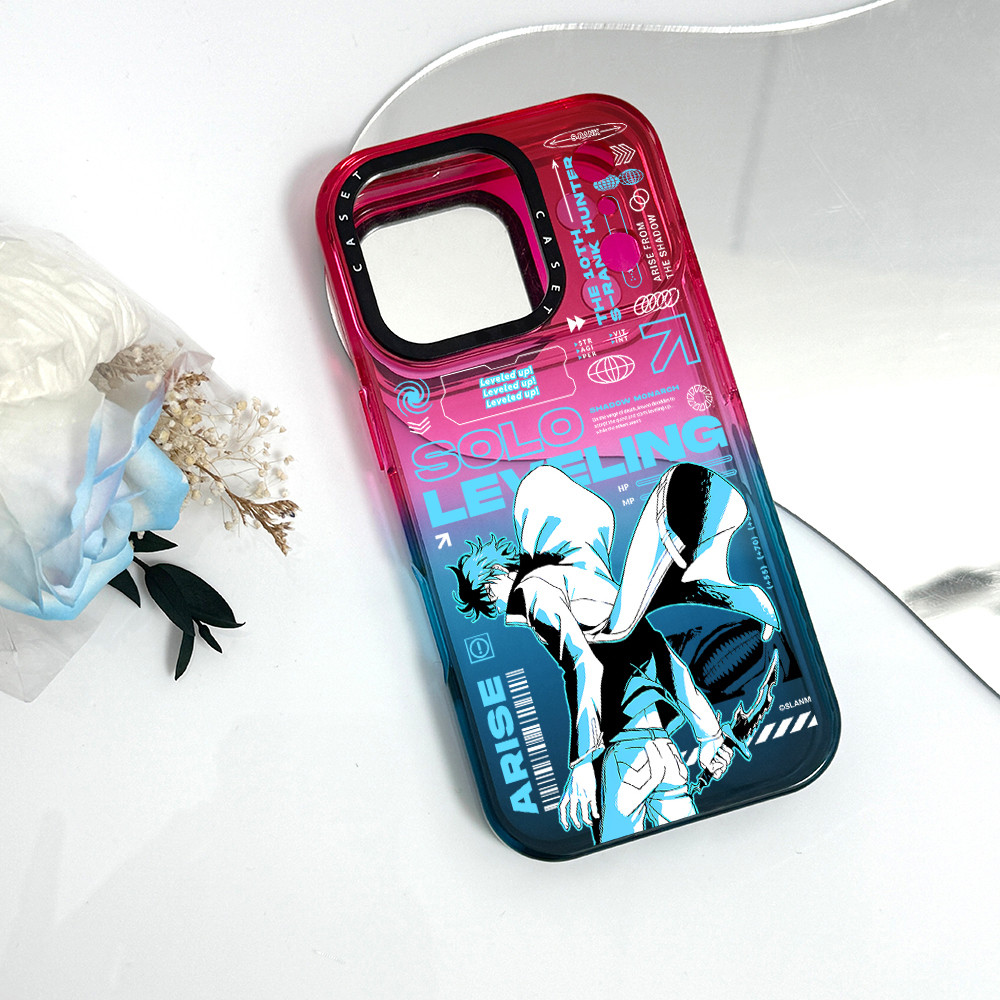 Solo Leveling Sung Jin Woo Medley Nhãn Case Tương Thích Cho IPhone 11 12 13 14 15 16 17 Pro Max Cove