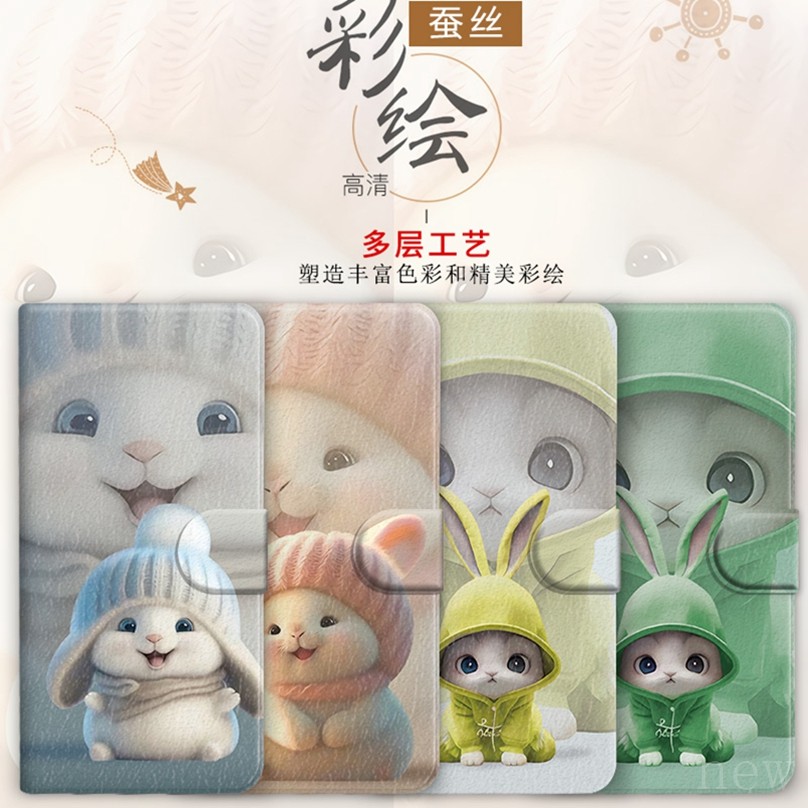 Ốp Da Thỏ Hoạt Hình Thích Hợp Cho OPPO K12 K9 Pro K13X K9S K10 K11X Ốp Lưng Điện Thoại Spaceman Bảo 