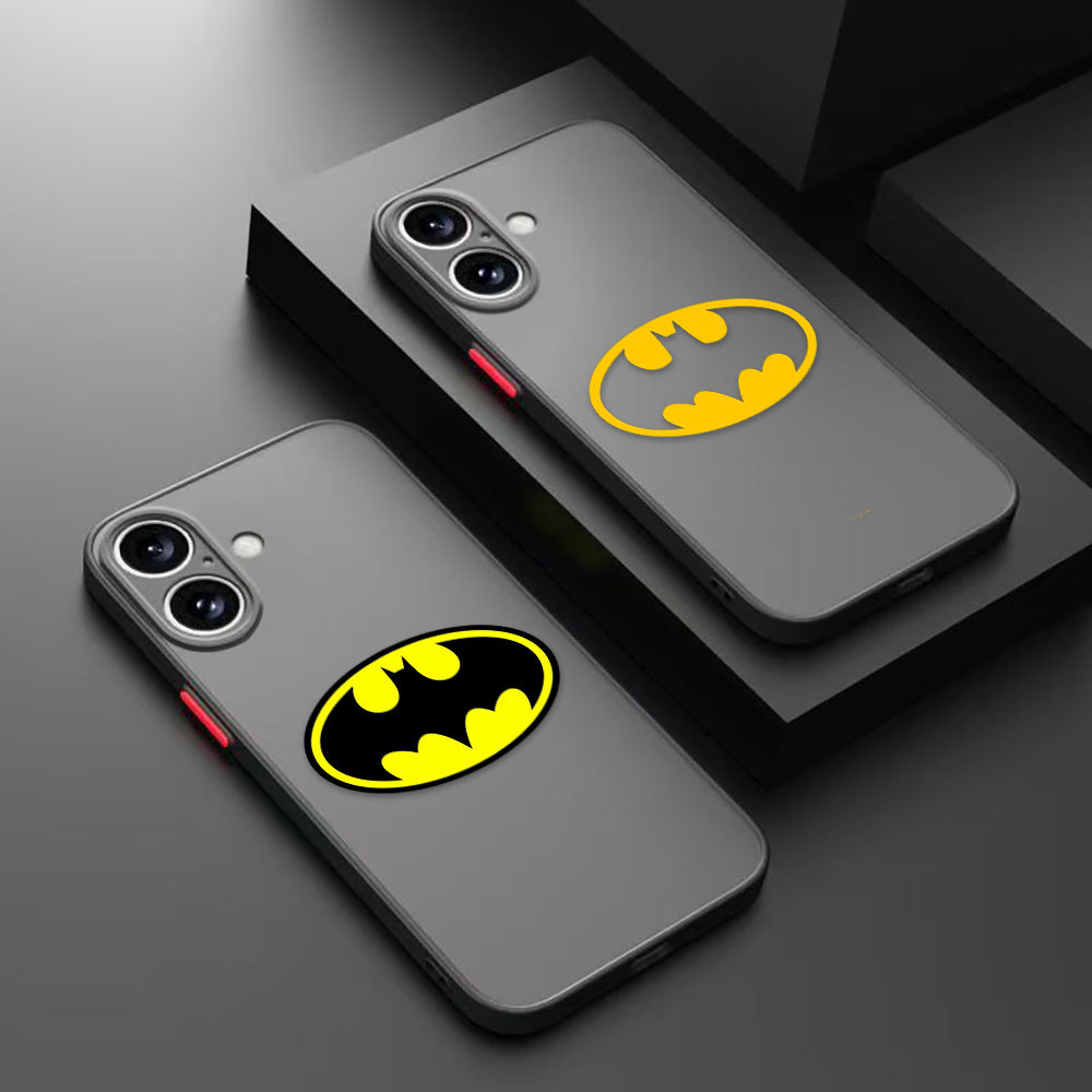 Truyện Tranh Màu Đen Batman Matte Ốp Lưng Điện Thoại Xiaomi 15T 12 11T 11 10T POCO F5 X3 X5 Redmi NO