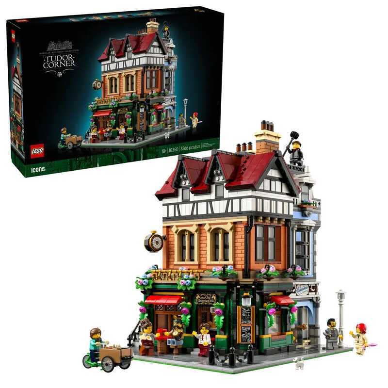 LEGO Icons 10350 Ngôi nhà góc theo phong cách Phục Hưng thời Tudor