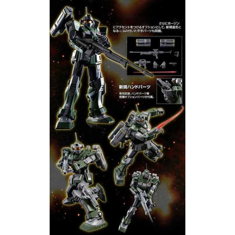Đồ chơi HỆ THỐNG TÊN ĐẠN bandai HGGTO phiên bản giới hạn RGM-79SC Sniper Jim