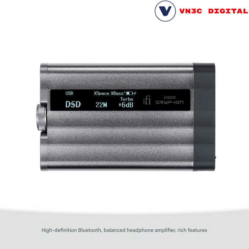 Bộ chuyển đổi DAC và khuếch đại tai nghe di động iFi xDSD Gryphon Balanced - Chính Hãng