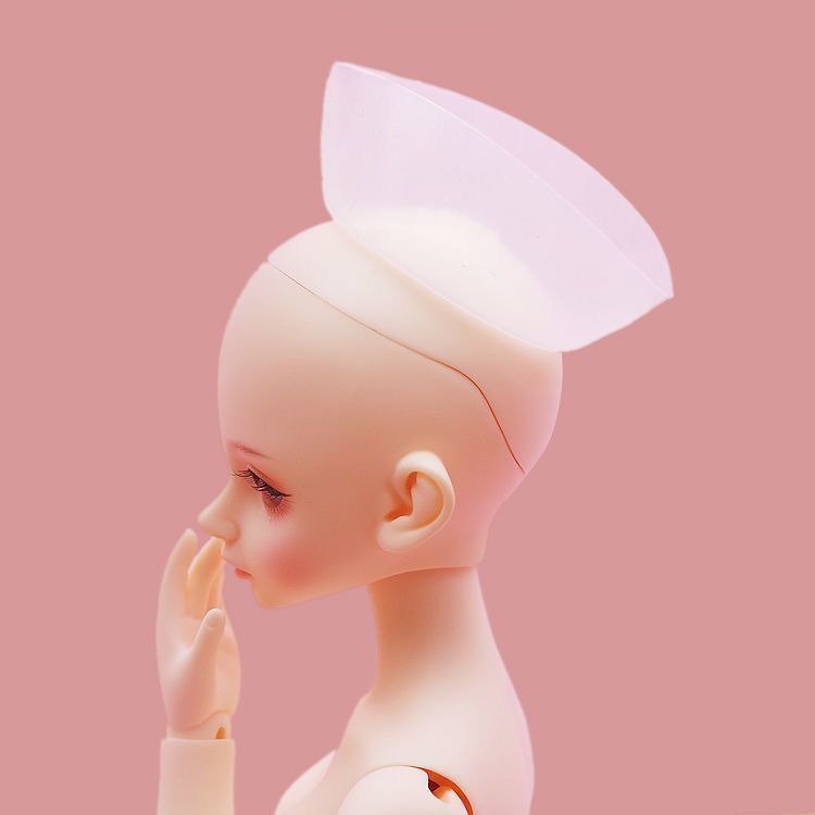 BJD / SD Doll Silicone Head Cover 3 / 4 / 6 Cân Blythe Doll Chống Trơn Trượt Chống Dính Chu Vi Đầu L