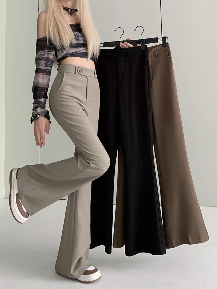 Quần Drape cạp cao Quần thường ngày 99341 | BigBuy360 - bigbuy360.vn