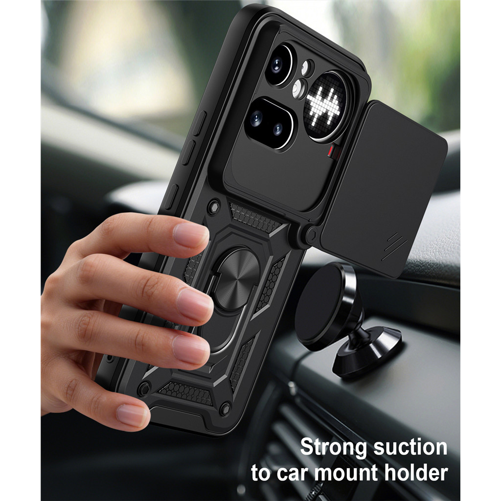 Ốp điện thoại không có gì 4a 4aPro ⭐Vỏ điện thoại nhẫn Withlens⭐ 3a 3aPro 3alite Vỏ Chống Sốc Giá Đỡ