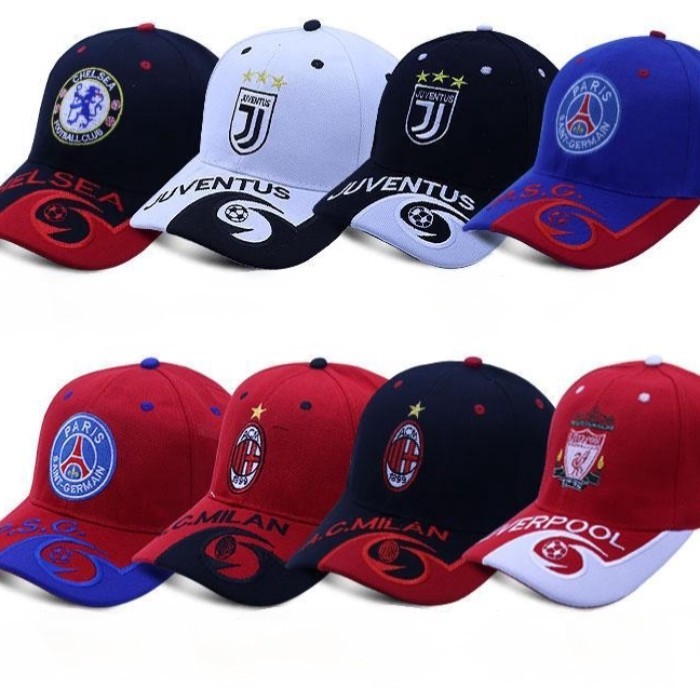 Mũ bóng chày thể thao cho người hâm mộ Manchester City, Manchester United và Milan – Quà tặng độc đá