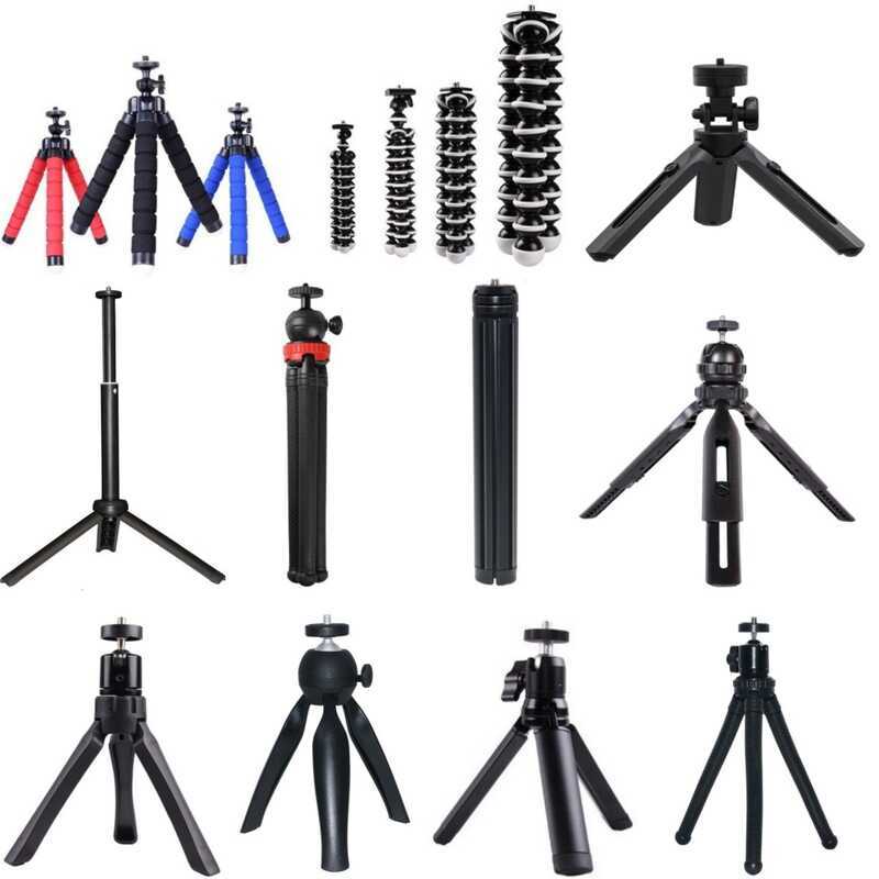 Chân máy ảnh Điện thoại di động Đế lười Máy tính để bàn Mini Octopus Octopus Sponge Tripod
