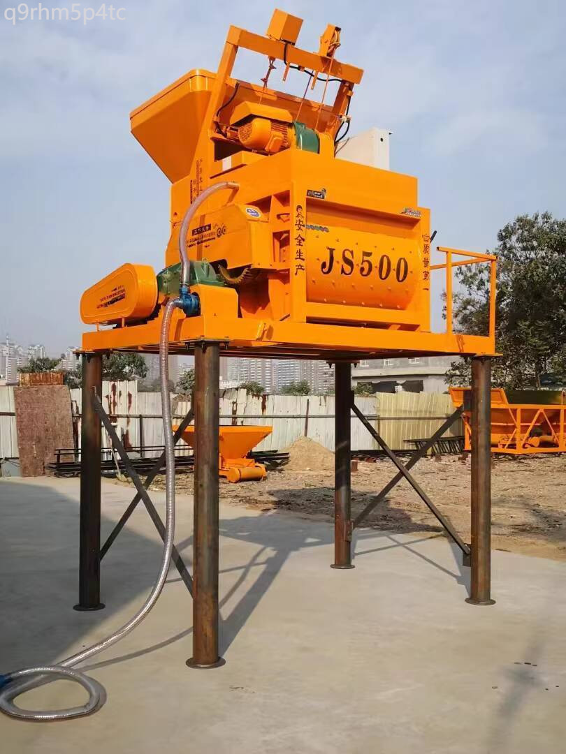 [Ảnh thật/Video] JS500/750 Máy bắt buộc, vữa xi măng, trạm trộn bê tông thương mại nhỏ tự động hoàn