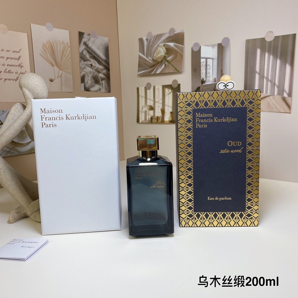Thời trang P65. MFK Francis Kurkdjian Oud Satin Mood, Chai Đen 200ml Nước Hoa Unisex Maison Francis 