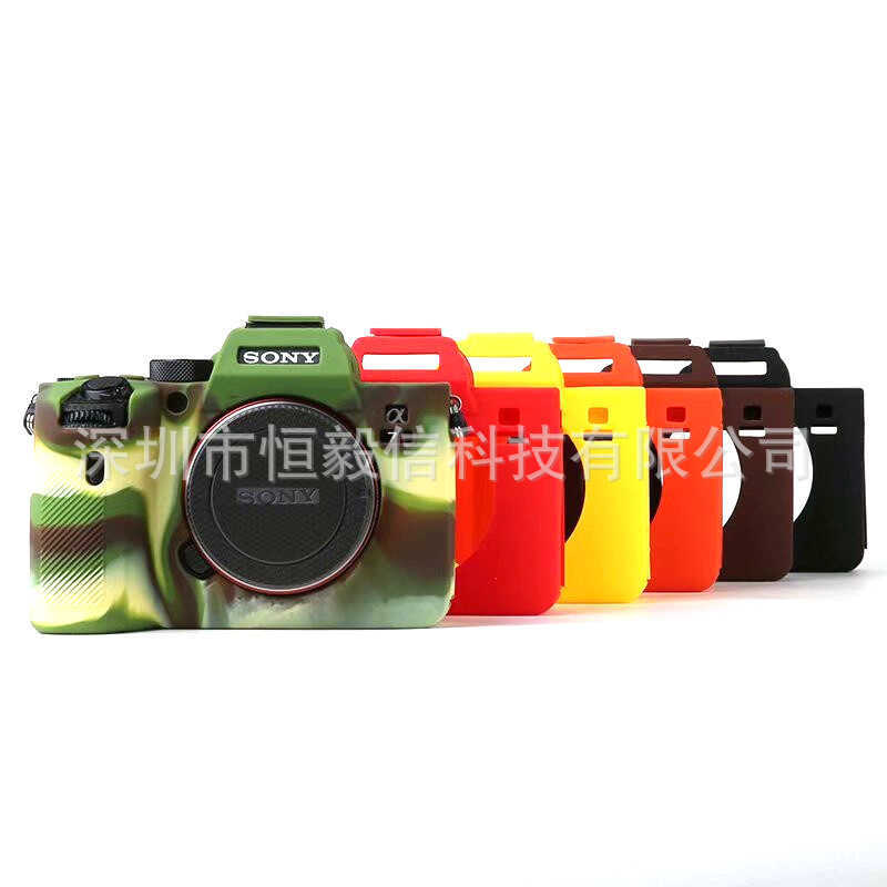 Ốp Silicon Micro Đơn A7R4 Thích Hợp Cho Sony A7R4 A9II Túi Máy Ảnh Silicon Ốp Lưng Bảo Vệ Chụp Ảnh P