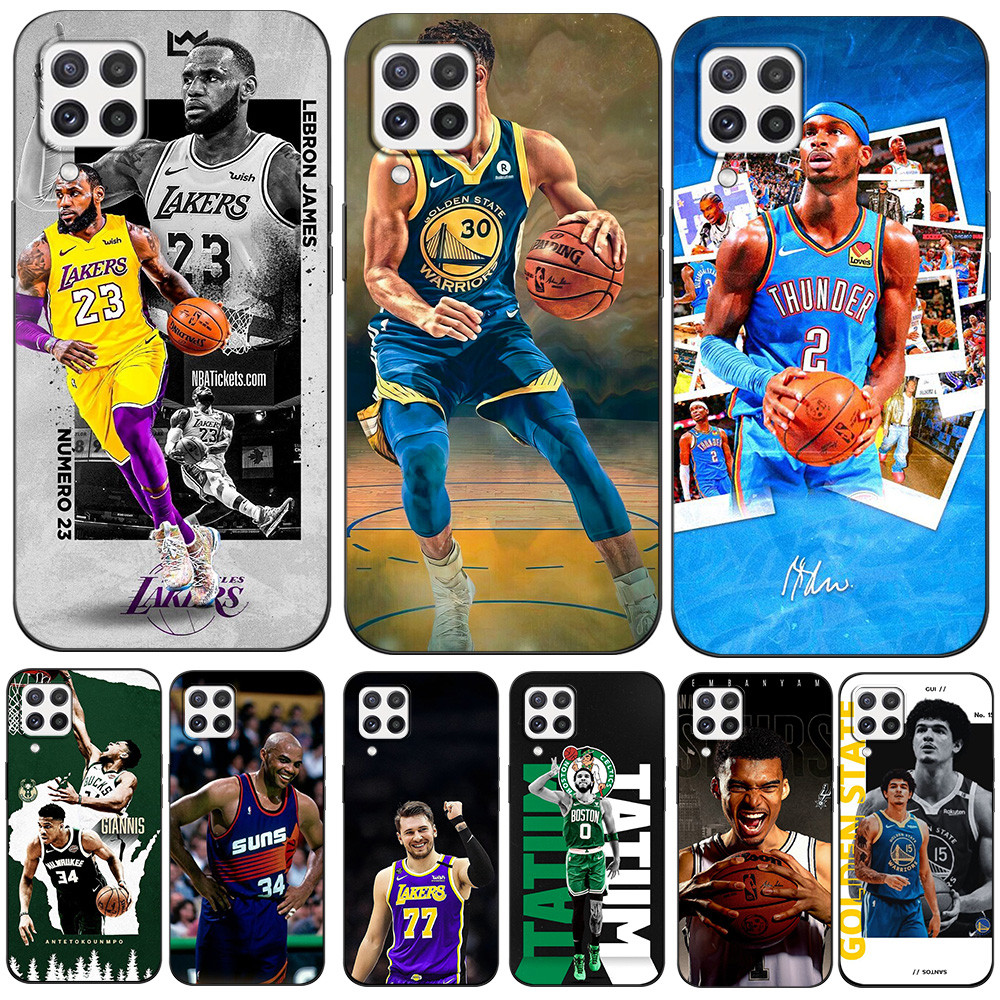 Dành Cho Samsung A22 4G Ốp lưng 6.4 Inch Ốp Lưng Cho Samsung Galaxy A22 4G GalaxyA22 A 22 Đen tpu Ốp