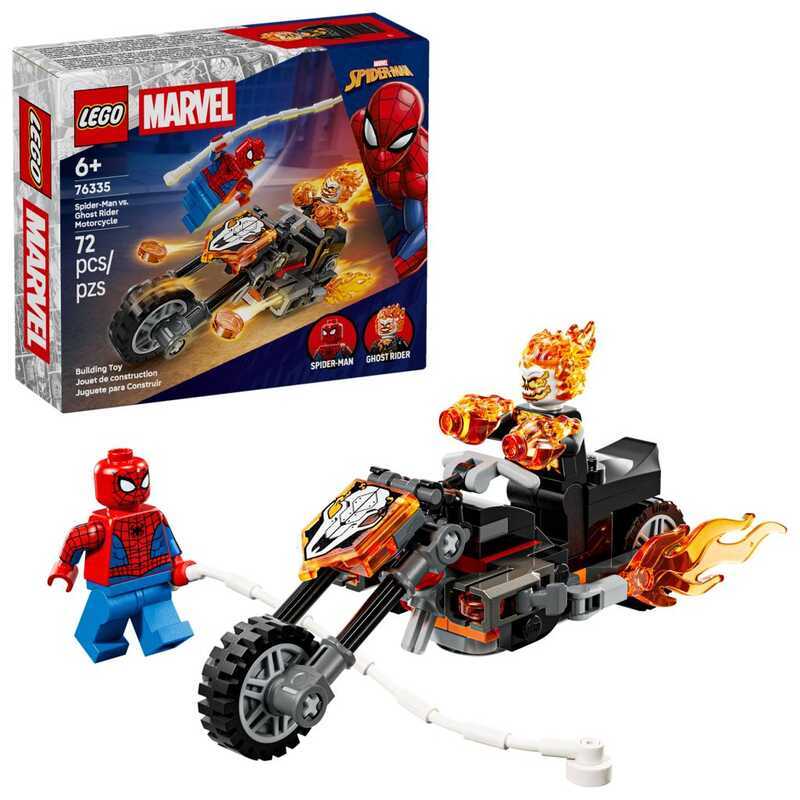 LEGO Marvel 76335 Người Nhện đối đầu với Xe Máy của Ghost Rider