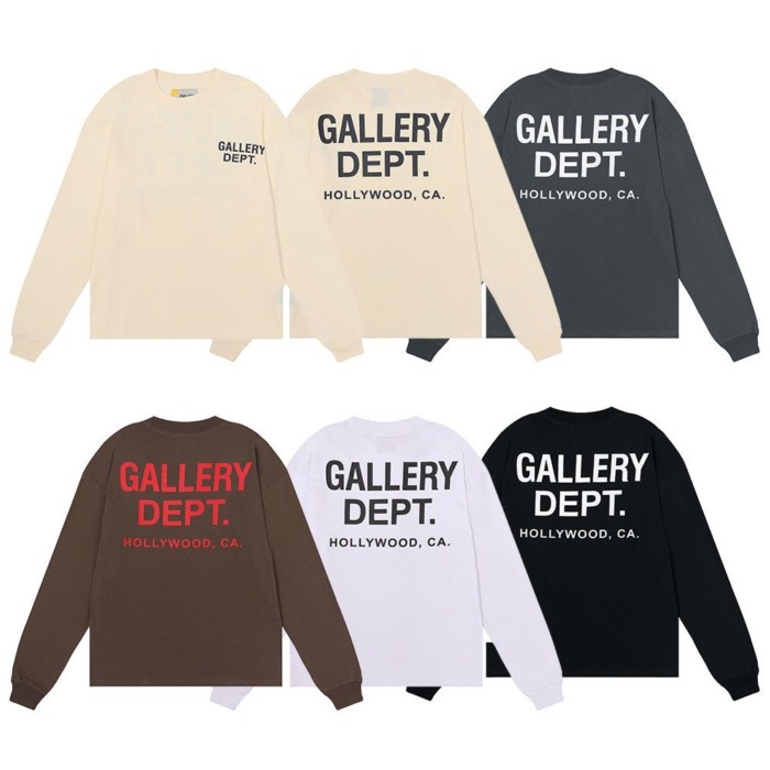 Áo thun dài tay nam và nữ, sợi đôi cotton nguyên chất, style thời trang Hollywood