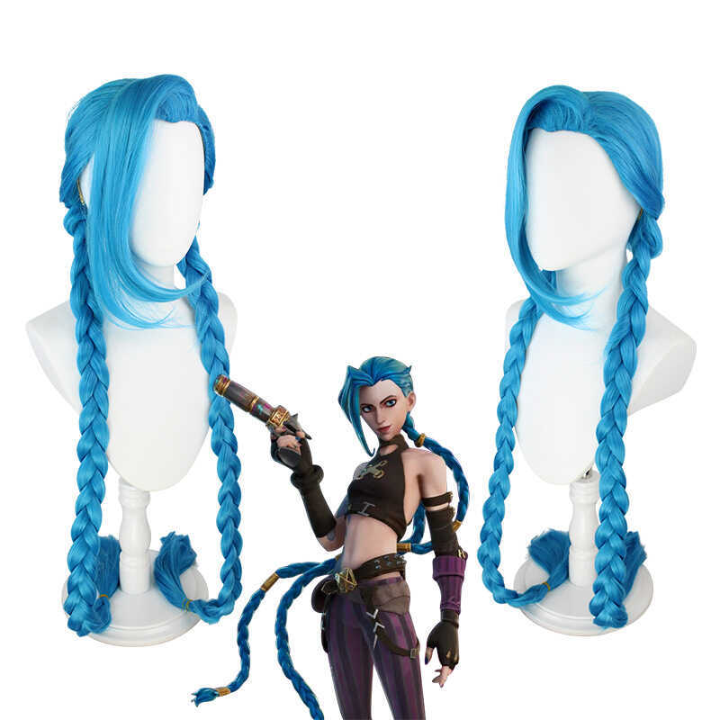 Wig Loli Jinx - Liên Minh Huyền Thoại, phù hợp cosplay và giả trang