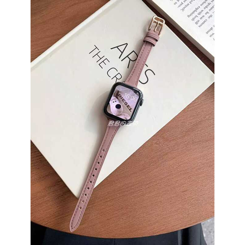 Thích hợp cho Apple Watch s11 Generation iwatch Slim-fit Eo Nhỏ Dây Da Thật Chính Hãng watch987se Nữ