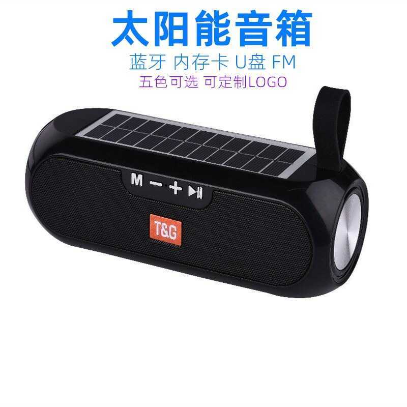 TG182 Creative Bluetooth Loa Card Loa Siêu Trầm Loa Nhỏ Di Động Năng Lượng Mặt Trời Loa Bluetooth