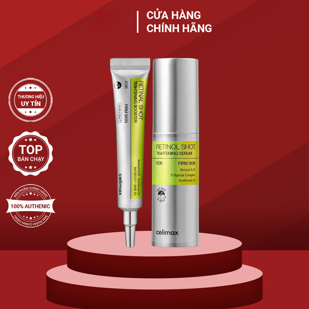 Tinh Chất Ngừa Lão Hóa Celimax Retinol Shot Tightening Booster, Boosting Serum COD