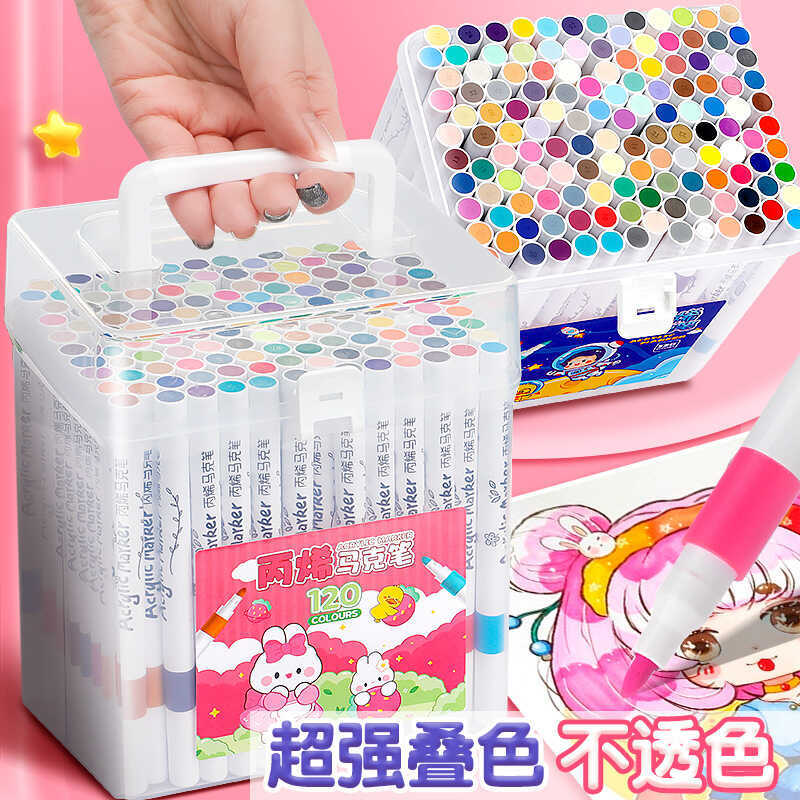 Acrylic Đánh Dấu 12 Màu 48 Màu 80 Màu 120 Màu Chống Thấm Nước Sơn Acrylic Nghệ Thuật Bing Sơn Mài Ac