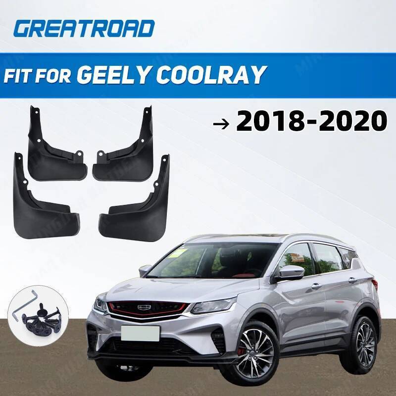 Chắn Bùn Xe Hơi Cho Geely Coolray 2018 2019 2020 Chắn Bùn Bùn Chắn Bùn Bắn Vệ Fender Chắn Bùn Phụ Ki