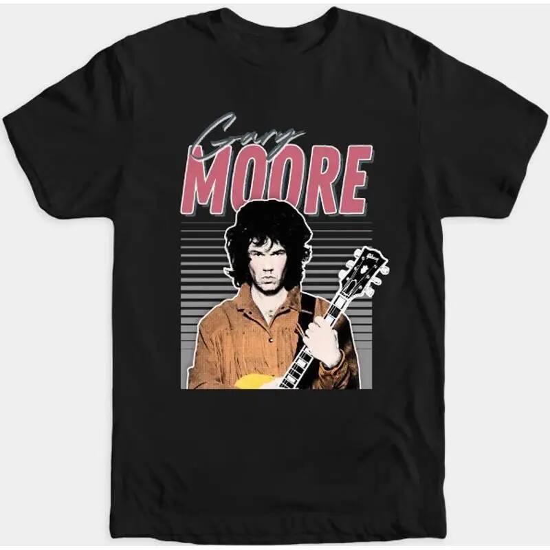Gary Moore Áo Mỏng Lizzy Phil Lynott Brian Downey Black Rose A Rock Legend